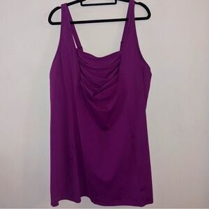 Lands' End One Piece Swim Dress Size 24W